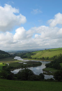 The River Dart From Sharpham Drive - 18 August 2012
