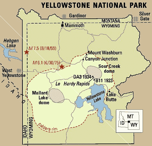 yellowstone volcano images. Yellowstone Supervolcano